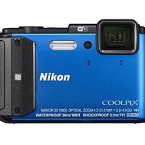 Nikon COOLPIX AW130 Waterproof Digital Camera (Blu